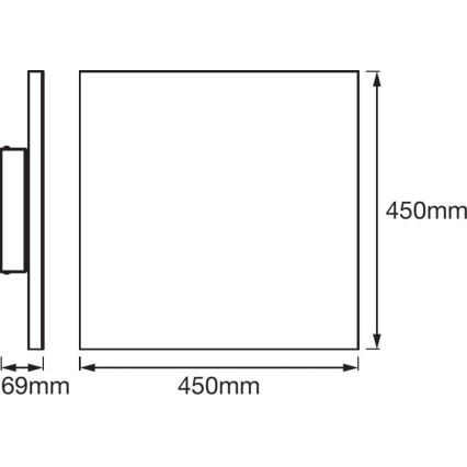 Ledvance - LED Hämardatav laevalgusti SMART+ FRAMELESS LED/28W/230V Wi-Fi