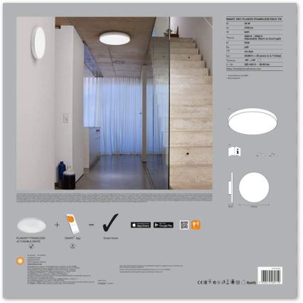 Ledvance - LED Hämardatav laevalgusti SMART+ FRAMELESS LED/28W/230V Wi-Fi