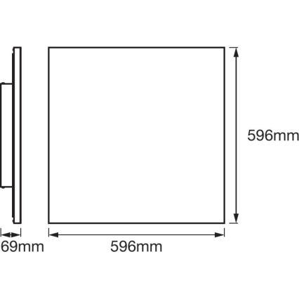 Ledvance - LED Hämardatav laevalgusti SMART+ FRAMELESS LED/40W/230V Wi-Fi