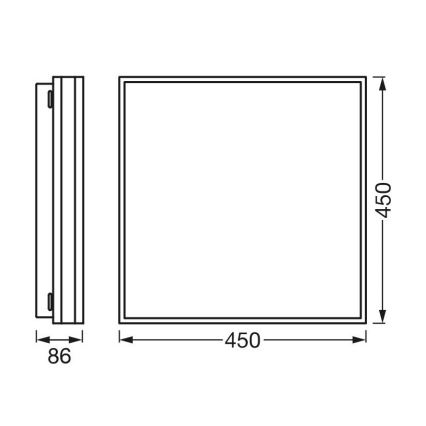 Ledvance - LED Hämardatav laevalgusti SMART+ MAGNET LED/42W/230V 3000-6500K Wi-Fi