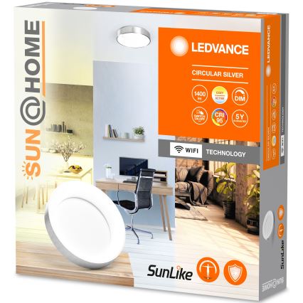 Ledvance-LED Hämardatav laevalgusti SUN@HOME CIRCULAR LED/18,5W/230V Wi-Fi