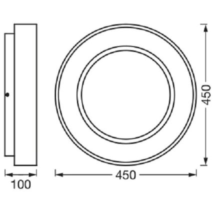 Ledvance-LED Hämardatav laevalgusti SUN@HOME CIRCULAR LED/18,5W/230V Wi-Fi