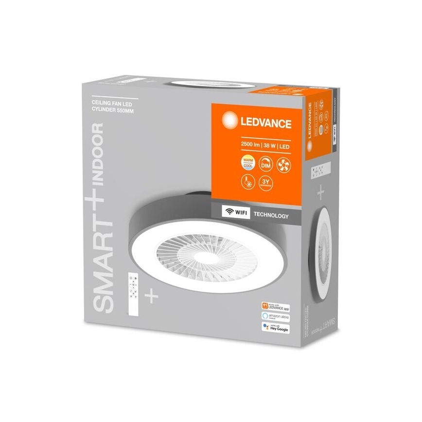 Ledvance - LED Hämardatav laevalgusti ventilaatoriga SMART+ LED/38W/230V 3000-6500K Wi-Fi + Pult