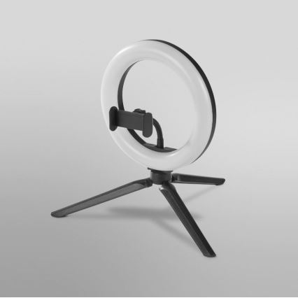 Ledvance - LED Hämardatav laualamp alusega ja hoidik vlogimiseks LED/5,5W/USB 3000/4000/6500K