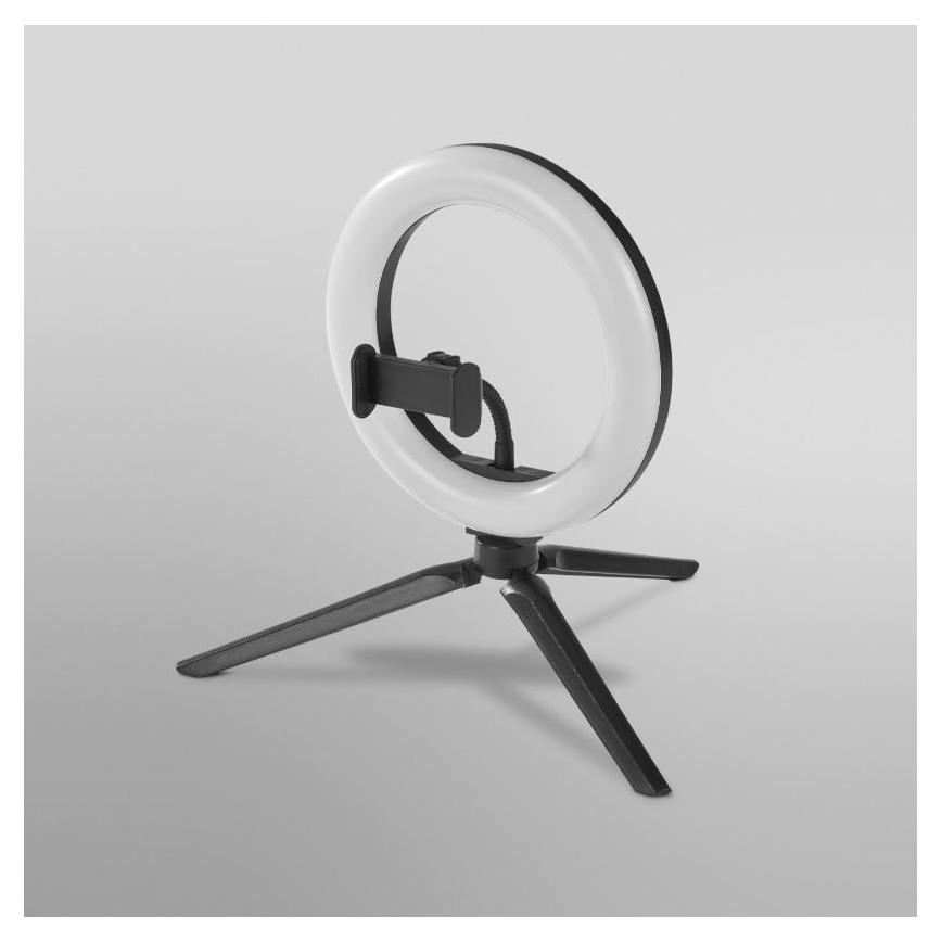 Ledvance - LED Hämardatav laualamp alusega ja hoidik vlogimiseks LED/5,5W/USB 3000/4000/6500K