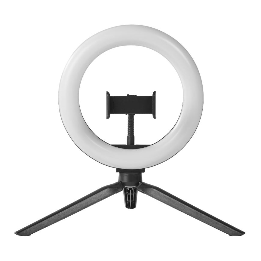 Ledvance - LED Hämardatav laualamp alusega ja hoidik vlogimiseks LED/5,5W/USB 3000/4000/6500K