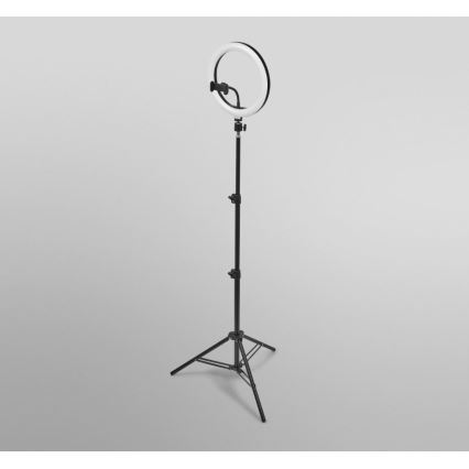 Ledvance - LED Hämardatav põrandalamp alusega ja hoidik vlogimiseks LED/6W/USB 3000/4000/6500K