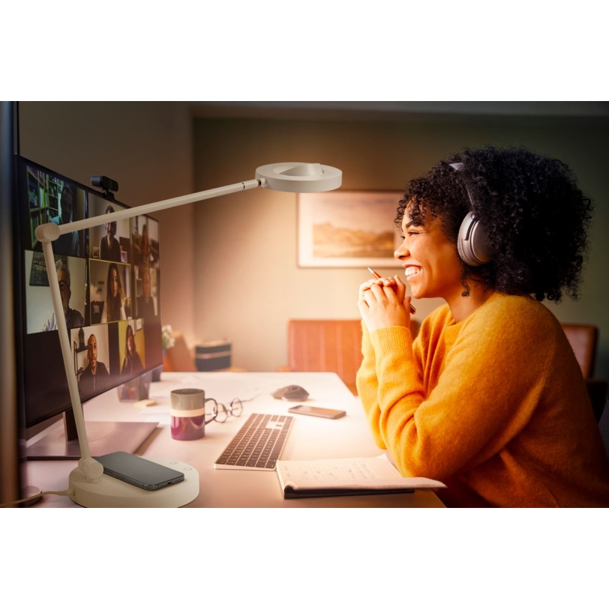 Ledvance - LED Hämardatav puutetundlik laualamp SUN@HOME LED/20W/230V 2200-5000 CRI 95 Wi-Fi