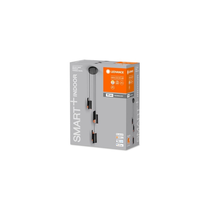 Ledvance - LED Hämardatav lühter SMART+ DECOR 3xLED/8W/230V must Wi-Fi