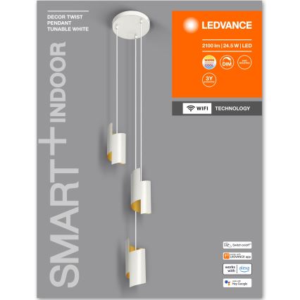 Ledvance - LED Hämardatav lühter SMART+ DECOR 3xLED/8W/230V valge Wi-Fi