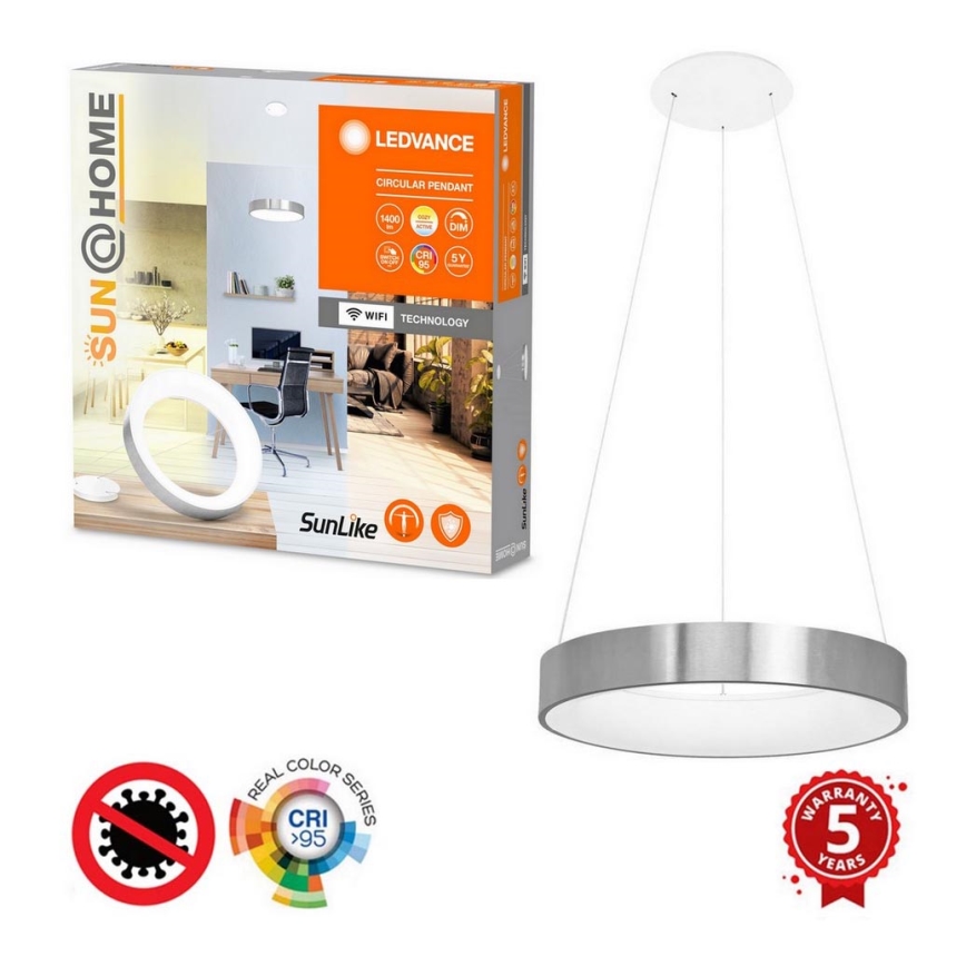 Ledvance - LED Hämardatav lühter SUN@HOME CIRCULAR LED/18,5W/230V Wi-Fi