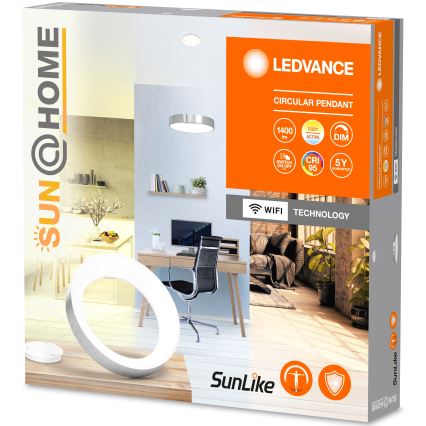 Ledvance - LED Hämardatav lühter SUN@HOME CIRCULAR LED/18,5W/230V Wi-Fi