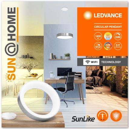 Ledvance - LED Hämardatav lühter SUN@HOME CIRCULAR LED/18,5W/230V Wi-Fi