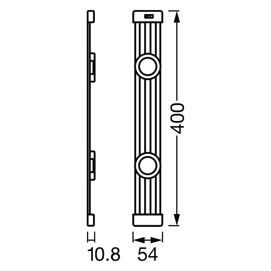 Ledvance - LED Hämardatav mööblivalgustus anduriga LINEAR 2xLED/3,5W/230V