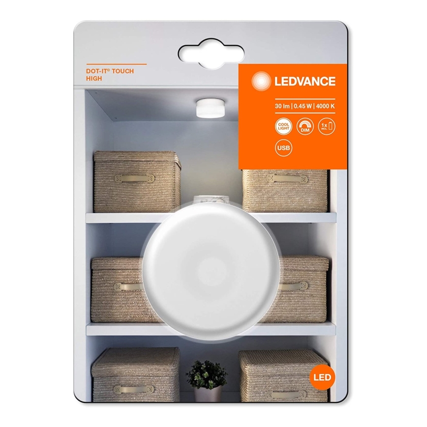 Ledvance - LED Hämardatav navigatsioonivalgusti DOT-IT LED/0,45W/5V 500 mAh