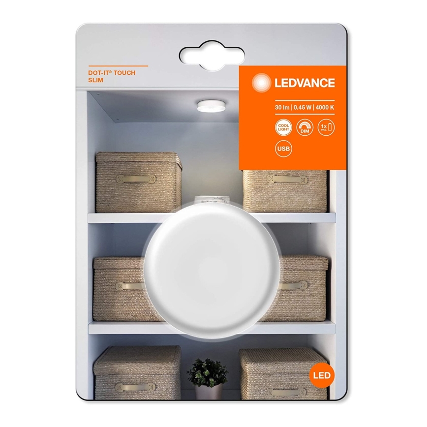 Ledvance - LED Hämardatav navigatsioonivalgusti DOT-IT LED/0,45W/5V 500 mAh