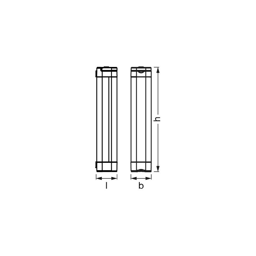 Ledvance - LED Hämardatav navigatsioonivalgusti LINEAR LED/6,9W/5V 2200 mAh IP54