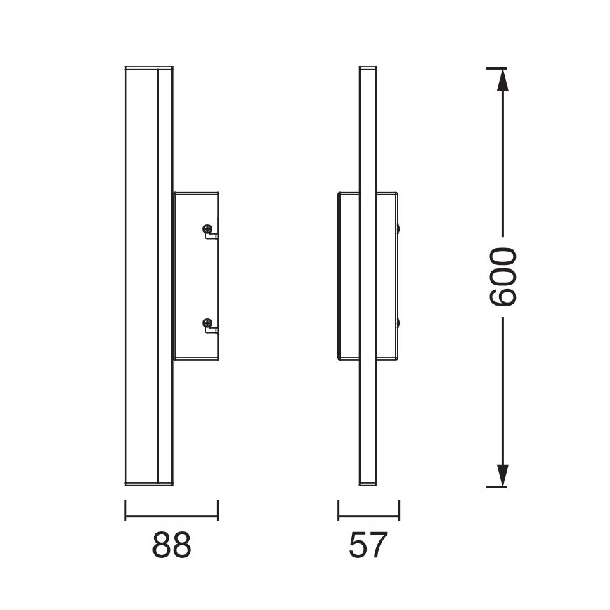 Ledvance - LED Hämardatav puutetundlik peeglivalgustus ORBIS MIRROR LED/10W/230V 60 cm 3000/4000K IP44