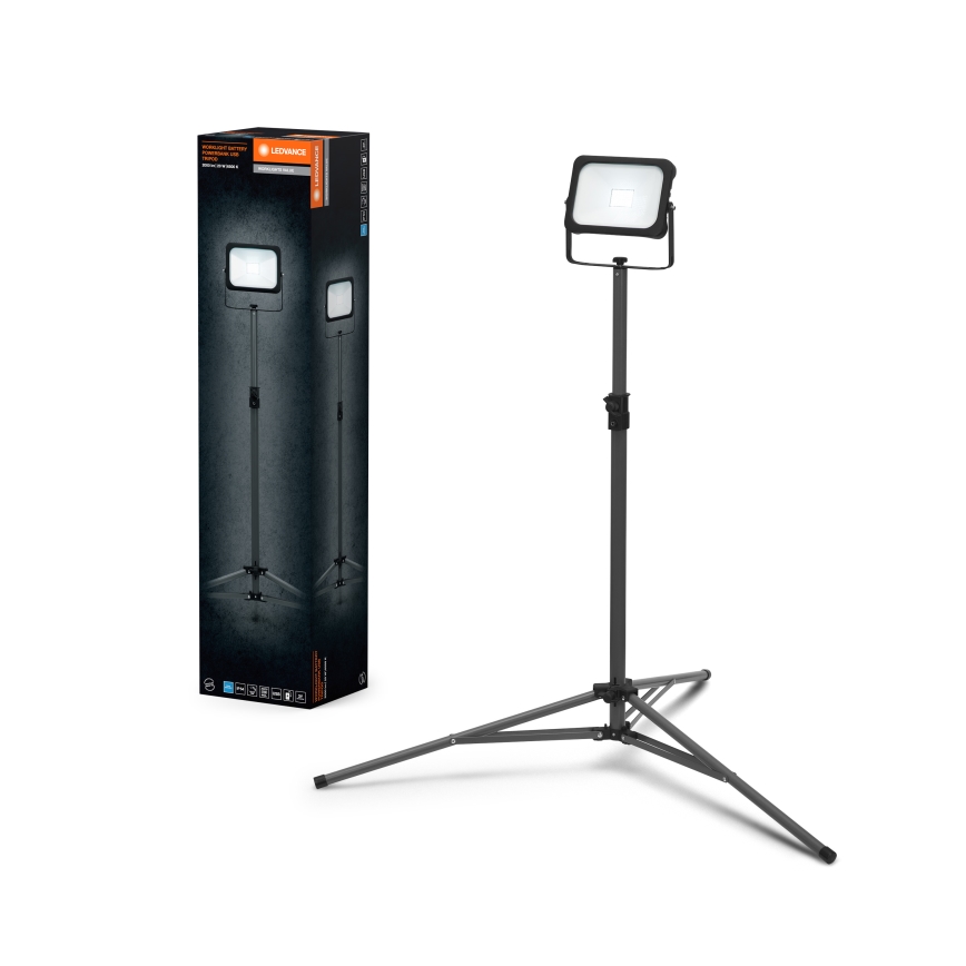 Ledvance - LED Hämardatav prožektor hoidikuga WORKLIGHT TRIPOD LED/20W/3,7V IP54