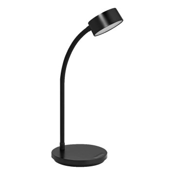 Ledvance - LED hämardatav puutetundlik laualamp OFFICE LED/4,8W/5V 3000-6500K must