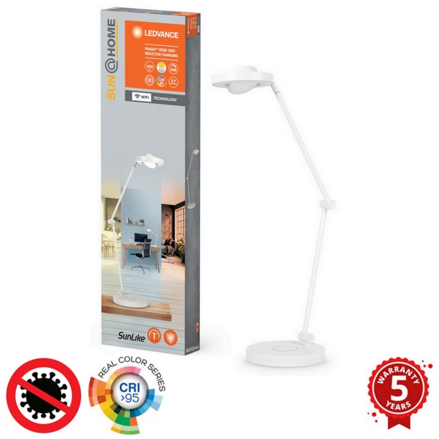 Ledvance - LED Hämardatav puutetundlik laualamp SUN@HOME LED/20W/230V 2200-5000 CRI 95 Wi-Fi