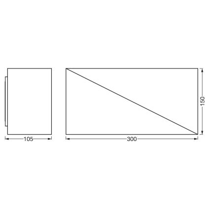 Ledvance - LED Hämardatav seinavalgusti SMART+ SWAN LED/23W/230V 3000-6500K Wi-Fi