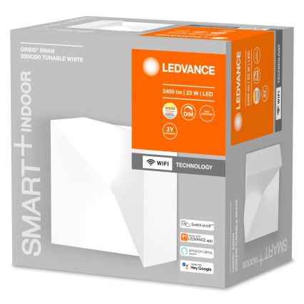 Ledvance - LED Hämardatav seinavalgusti SMART+ SWAN LED/23W/230V 3000-6500K Wi-Fi