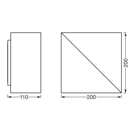 Ledvance - LED Hämardatav seinavalgusti SMART+ SWAN LED/23W/230V 3000-6500K Wi-Fi