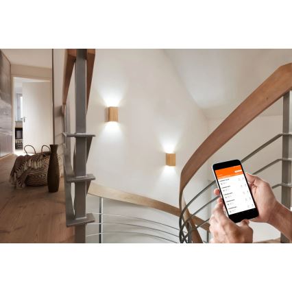 Ledvance - LED Hämardatav seinavalgusti SMART+ WOOD LED/12W/230V 3000-6500K Wi-Fi