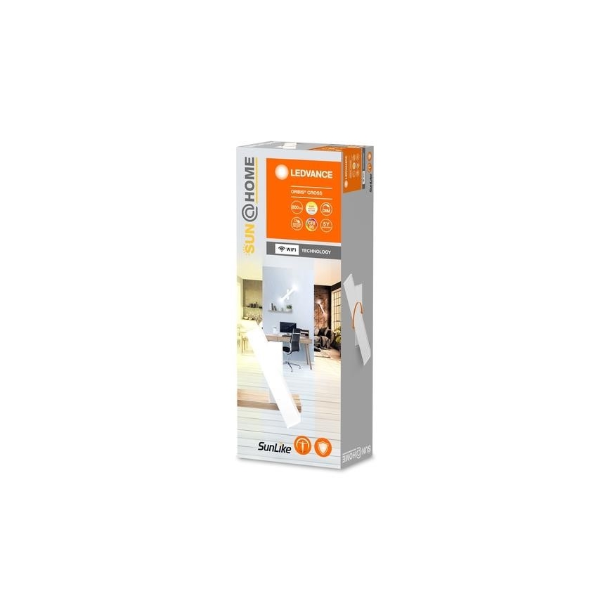 Ledvance - LED Hämardatav seinavalgusti SUN@HOME CROSS 2xLED/6W/230V Wi-Fi