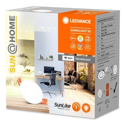 Ledvance - LED Hämardatav süvistatav valgusti SUN@HOME LED/4,5W/230V 2200-5000 CRI 95 Wi-Fi