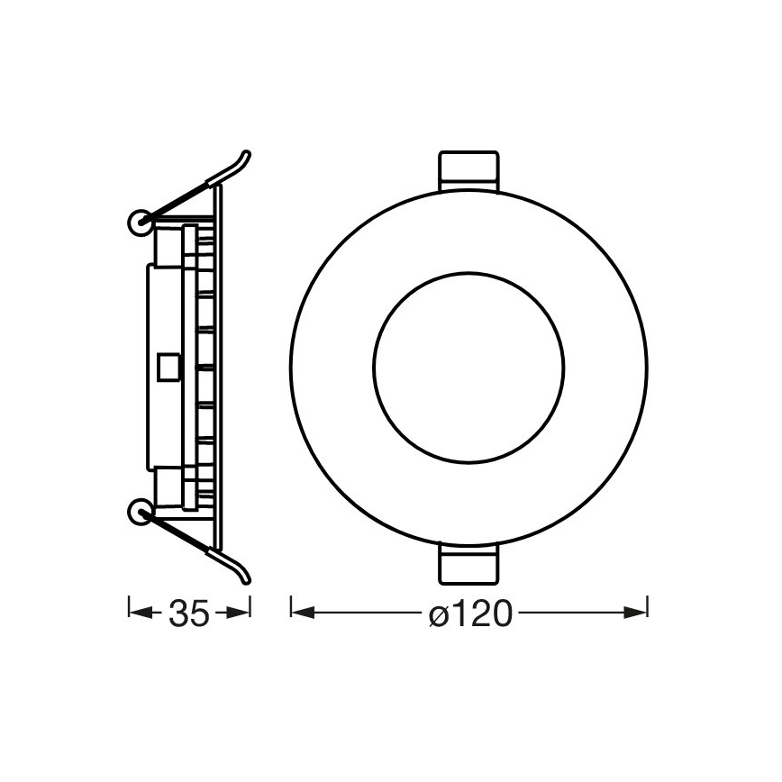 Ledvance - LED Hämardatav süvistatav valgusti SUN@HOME LED/8W/230V 2200-5000K CRI 95 Wi-Fi