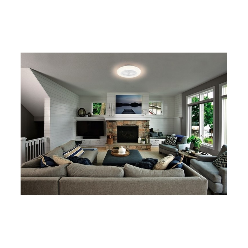 Ledvance - LED Hämardatav laevalgusti ventilaatoriga SMART+ LED/35W/230V Wi-Fi 3000-6500K + Pult