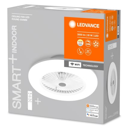 Ledvance - LED Hämardatav laevalgusti ventilaatoriga SMART+ LED/35W/230V Wi-Fi 3000-6500K + Pult