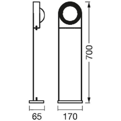 Ledvance - LED Hämardatav välivalgusti SWING LED/6,7W/230V IP44 Wi-Fi