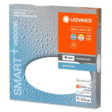 Ledvance - LED Hämardatav vannitoavalgusti SMART+ DISC LED/25W/230V 3000-6500K Wi-Fi IP44