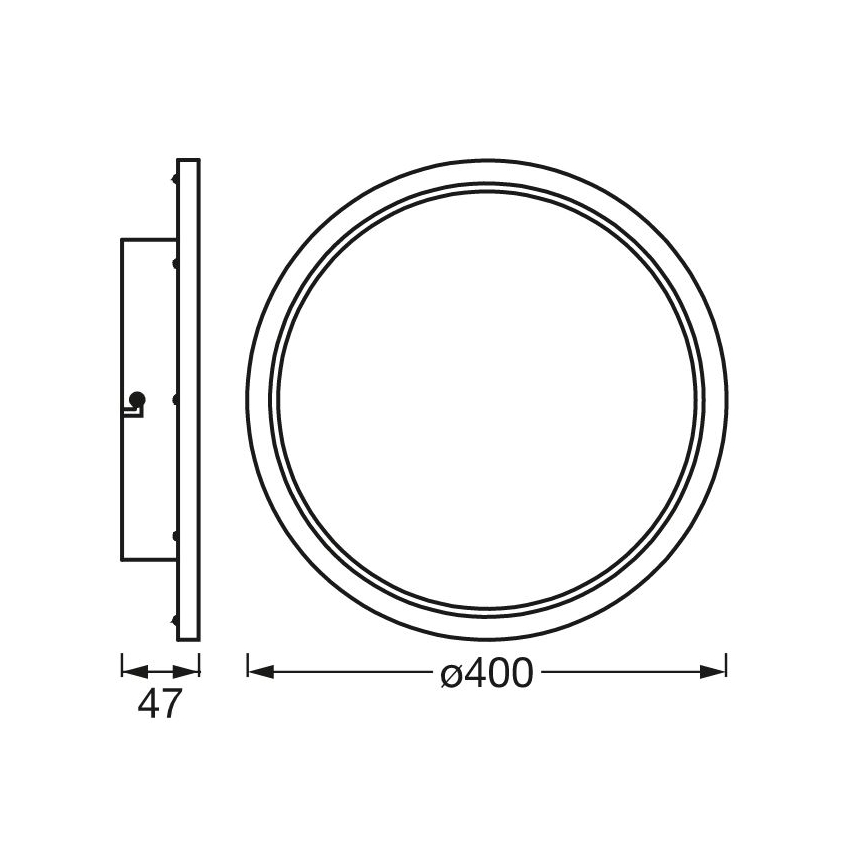 Ledvance - LED Hämardatav vannitoavalgusti SMART+ DISC LED/25W/230V 3000-6500K Wi-Fi IP44