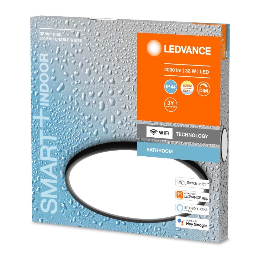 Ledvance-LED Hämardatav vannitoa laevalgusti SMART+ DISC LED/32W/230V 3000-6500K Wi-Fi IP44