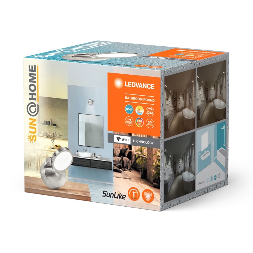 Ledvance - LED Hämardatav vannituba Kohtvalgusti SUN@HOME LED/7,5W/230V 2200-5000K CRI 95 Wi-Fi IP44