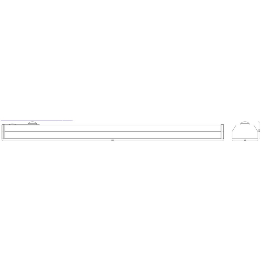 Ledvance - LED Kapialune valgusti kööki anduriga MOBILE LED/1W/5V 500 mAh 20 cm