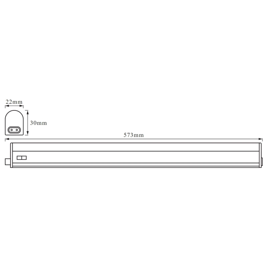 Ledvance - LED Kapialune valgusti kööki BATTEN LED/8W/230V