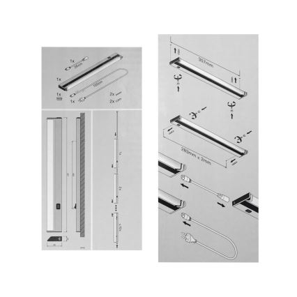 Ledvance - LED Kapialune valgusti kööki TURN LED/6W/230V