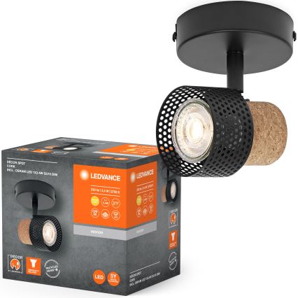 Ledvance - LED Kohtvalgusti DECOR CORK 1xGU10/3,4W/230V