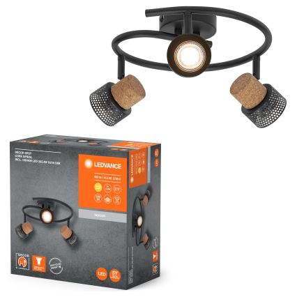 Ledvance - LED Kohtvalgusti DECOR CORK 3xGU10/3,4W/230V