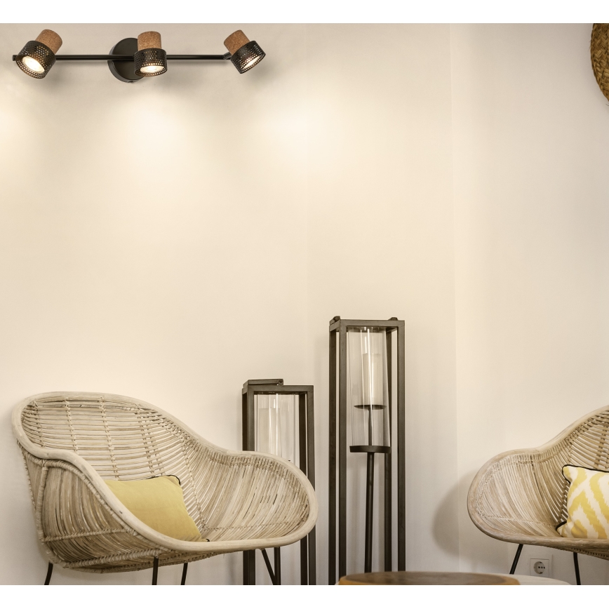 Ledvance - LED Kohtvalgusti DECOR CORK 3xGU10/3,4W/230V