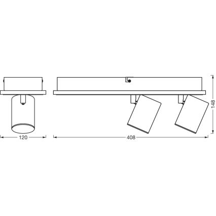 Ledvance - LED Kohtvalgusti DECOR MARS LED/29W/230V