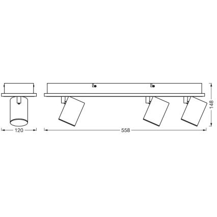 Ledvance - LED Kohtvalgusti DECOR MARS LED/41W/230V