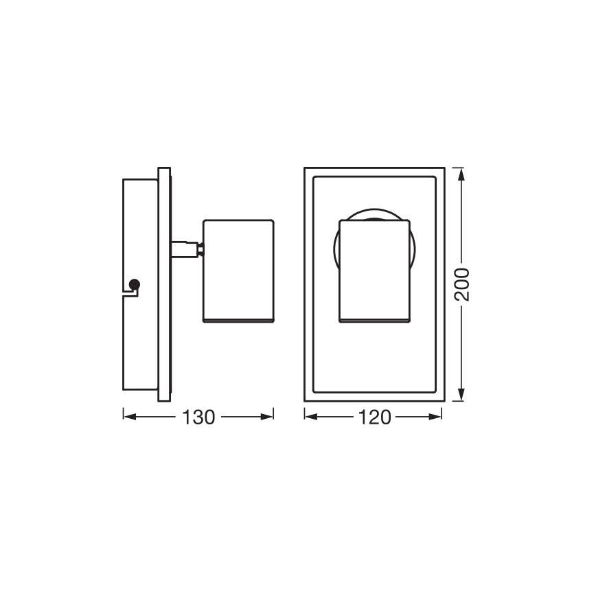 Ledvance - LED Kohtvalgusti seinale DECOR MARS LED/16,5W/230V