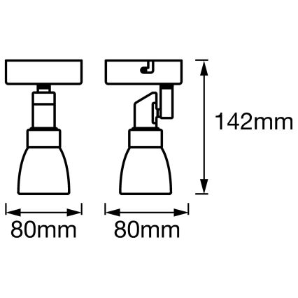 Ledvance - LED Kohtvalgusti SPOT 1xG9/2W/230V