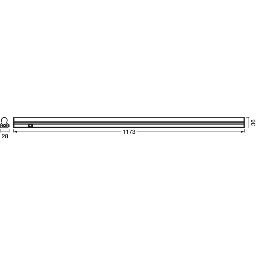 Ledvance - LED Köögikapialune valgusti anduriga BATTEN LED/14W/230V 120 cm